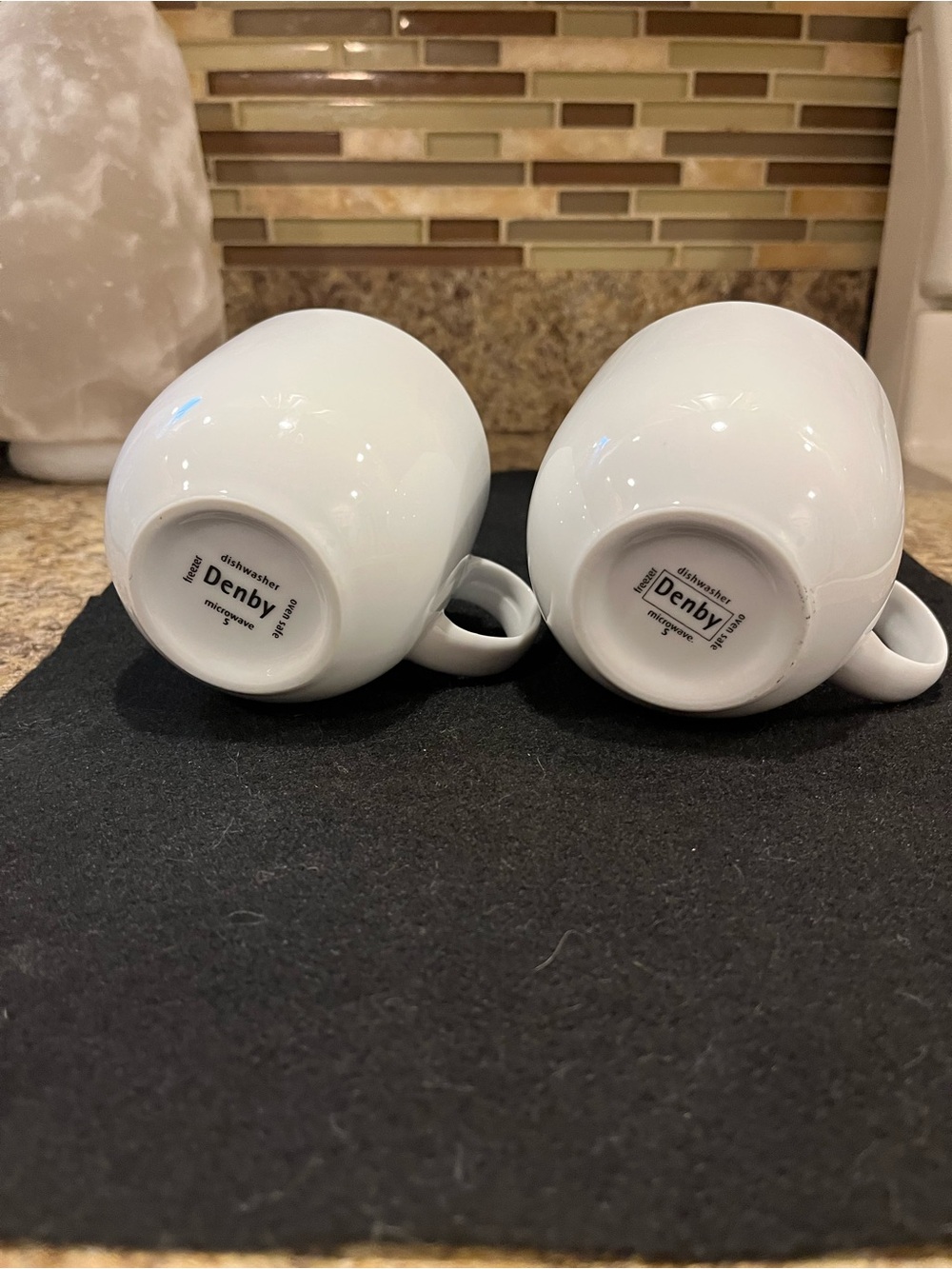 White by Denby Porcelain Coffee Mugs Set of Two 12 oz. - Picture 7 of 13